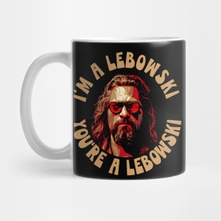 I'm A Lebowski, You're A Lebowski Mindful Kaleidoscope The Dude Design T-Shirt Mug